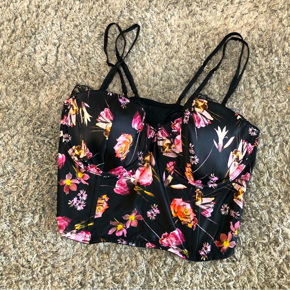 🌺 Victoria’s Secret | Floral Bustier